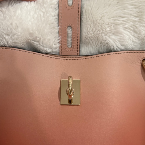 Furla Peach-to-Coral Ombre Leather Crossbody - Picture 3 of 10
